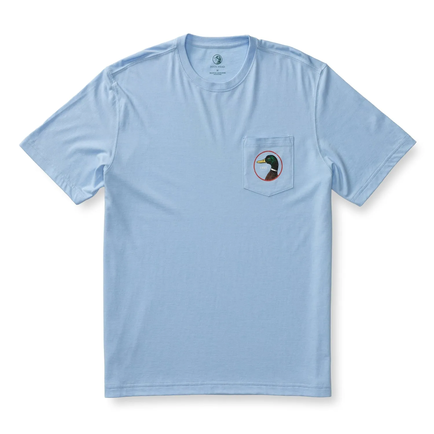 Logo Short Sleeve T-Shirt - Serenity Blue Heather sold by Duck Head product image thumbnail 4