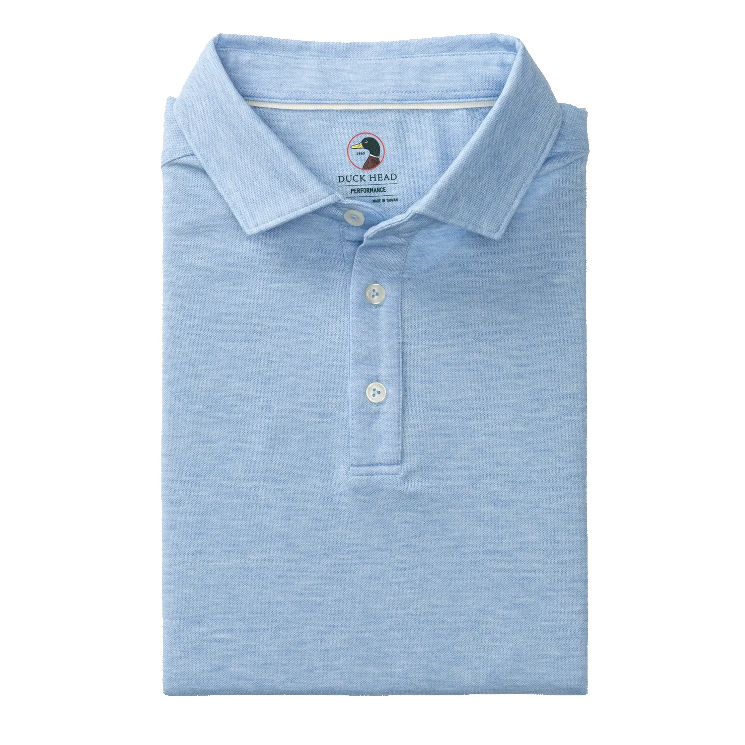 Summerford Performance Pique Polo - Serenity Blue Heather sold by Duck Head product image thumbnail 3
