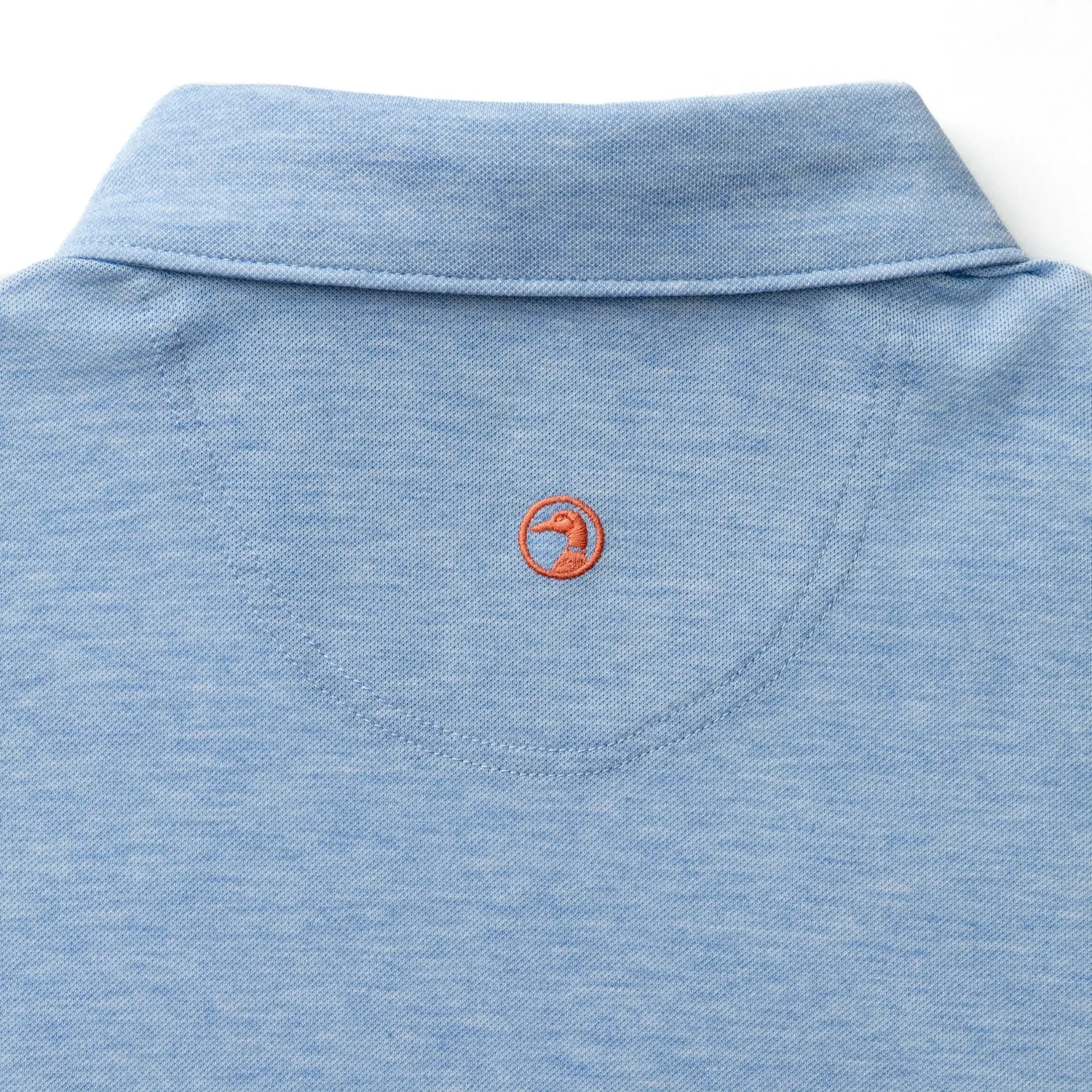 Summerford Performance Pique Polo - Serenity Blue Heather sold by Duck Head product image thumbnail 5