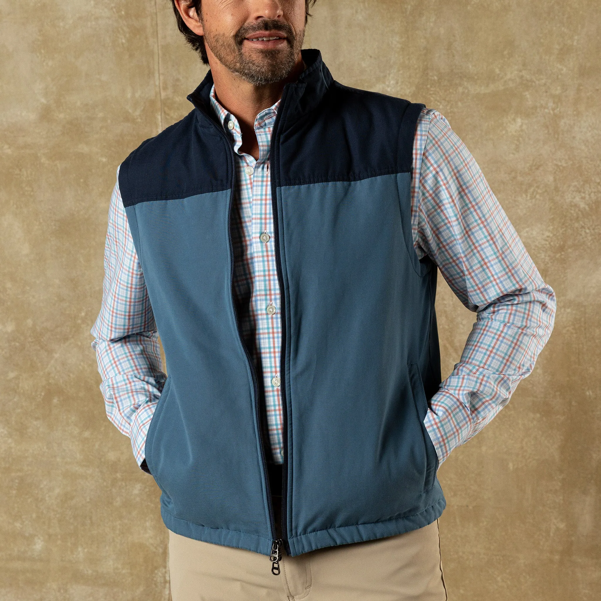 Long Drive Performance Vest - Navy sold by Duck Head product image thumbnail 2