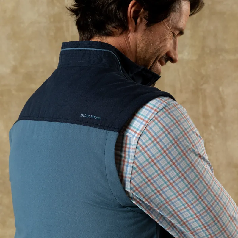 Long Drive Performance Vest - Navy sold by Duck Head