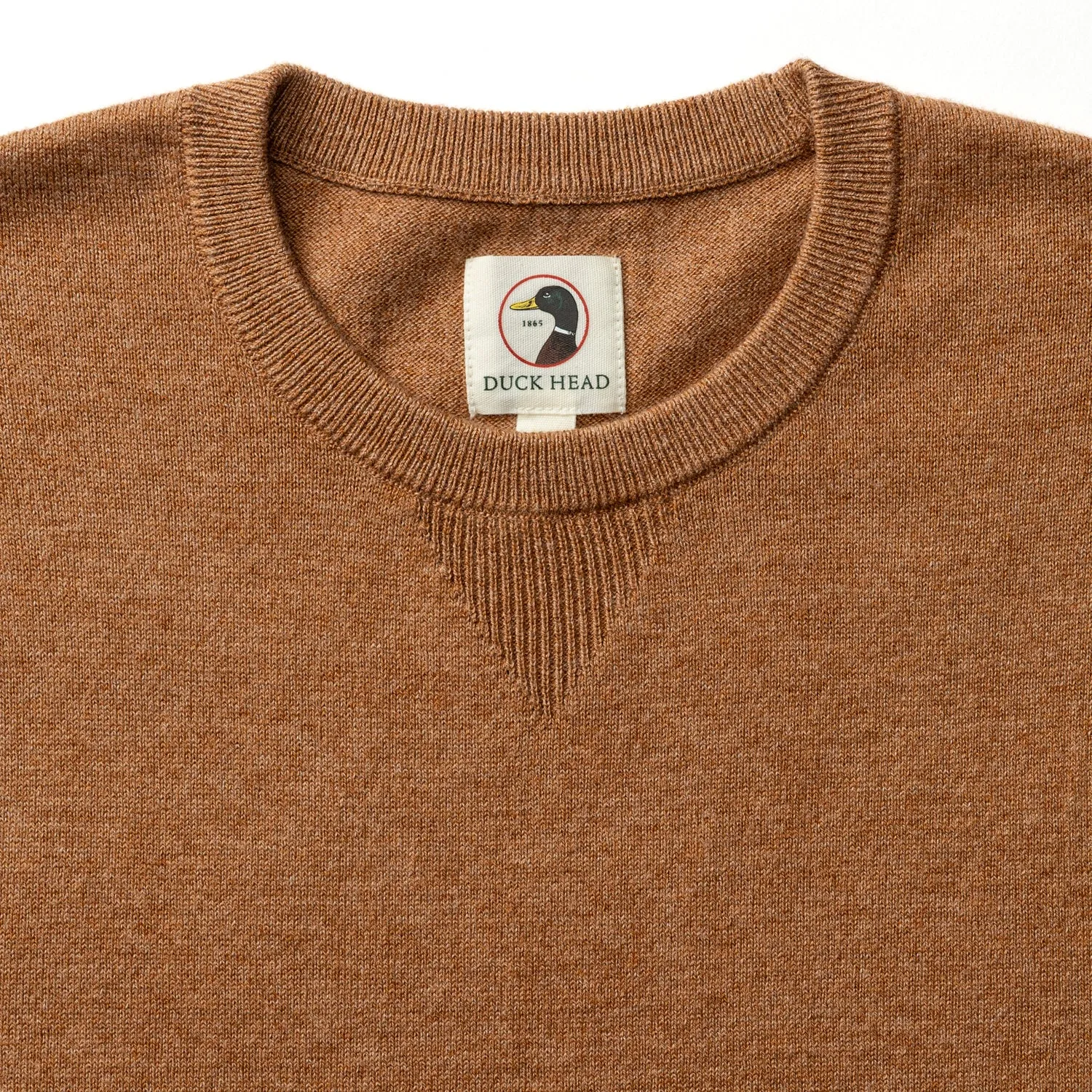 Henson Jersey Crewneck Sweater - Clay Heather sold by Duck Head product image thumbnail 3