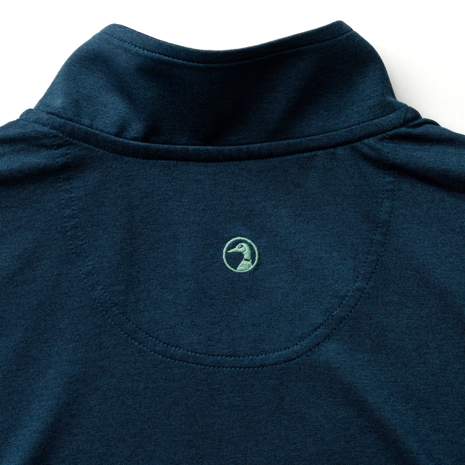 Long Drive Performance 1/4 Zip Pullover - Mallard Blue Heather sold by Duck Head product image thumbnail 5