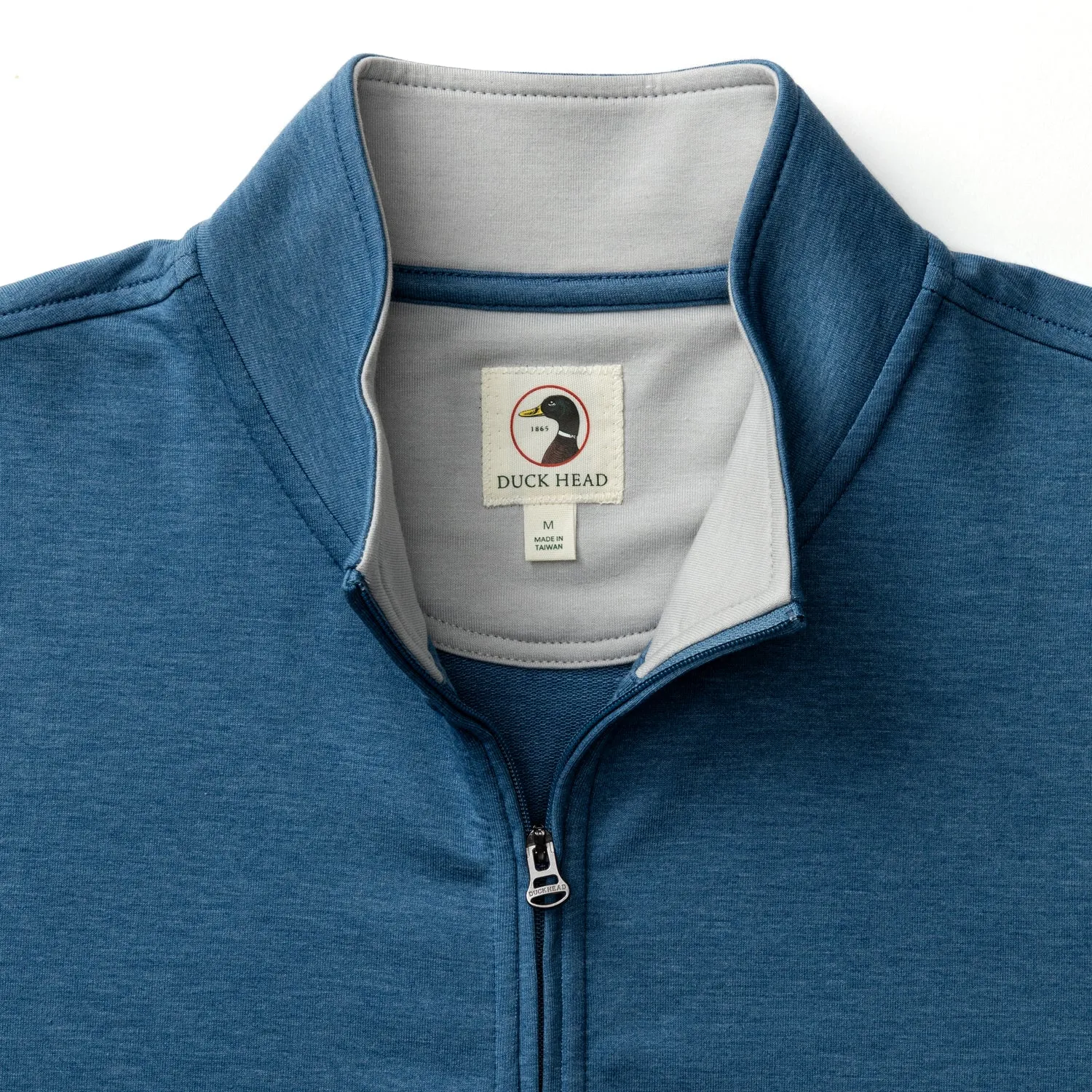 Dunmore Performance 1/4 Zip Pullover - Blue Horizon Heather sold by Duck Head product image thumbnail 4