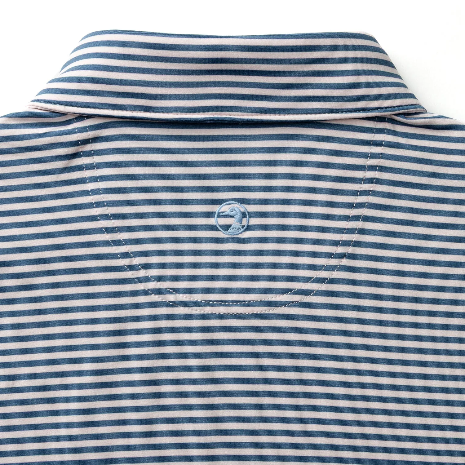 Long Drive Performance Polo - Windor Stripe - Blue Horizon sold by Duck Head product image thumbnail 5