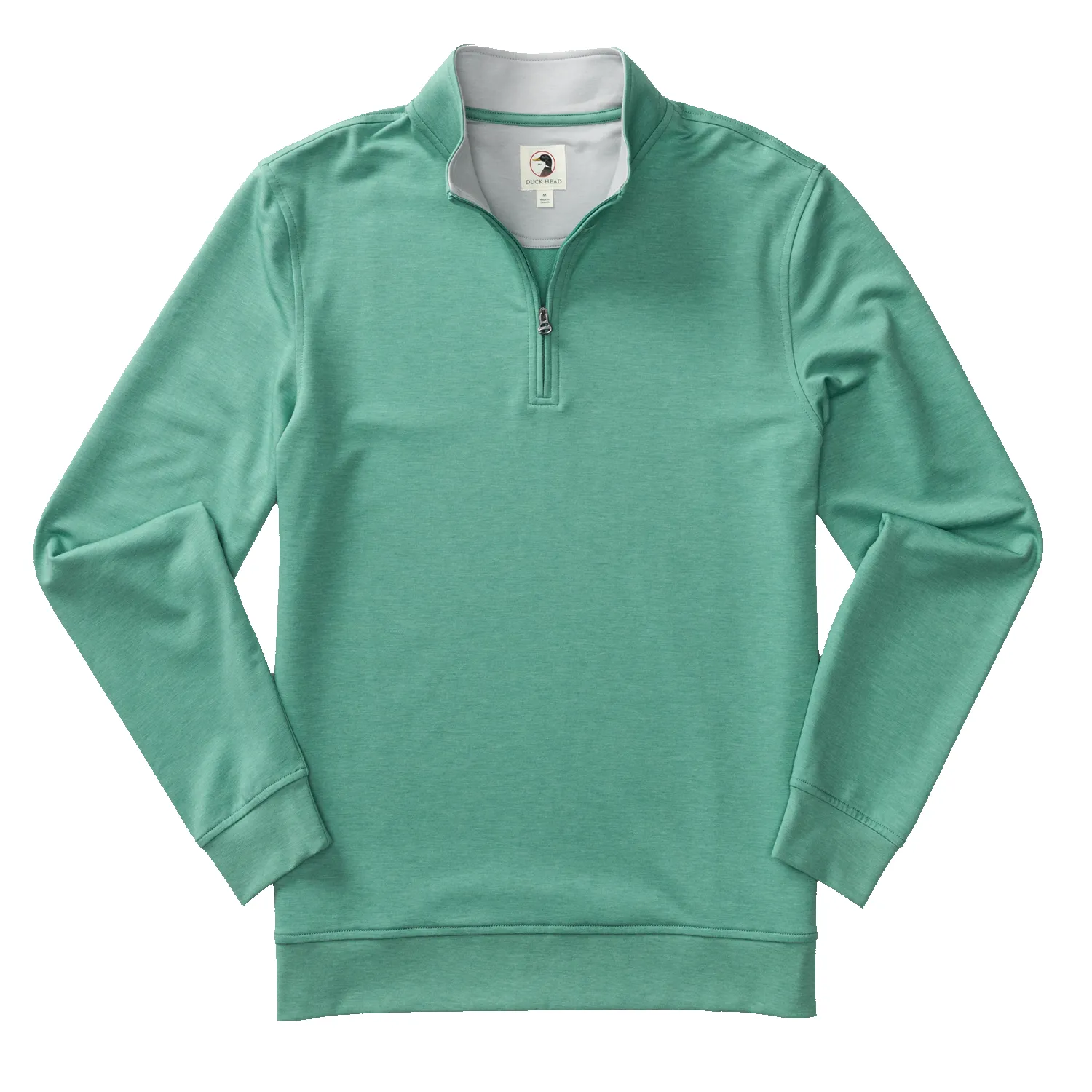 Dunmore Performance 1/4 Zip Pullover - Aspen Green Heather sold by Duck Head product image thumbnail 3