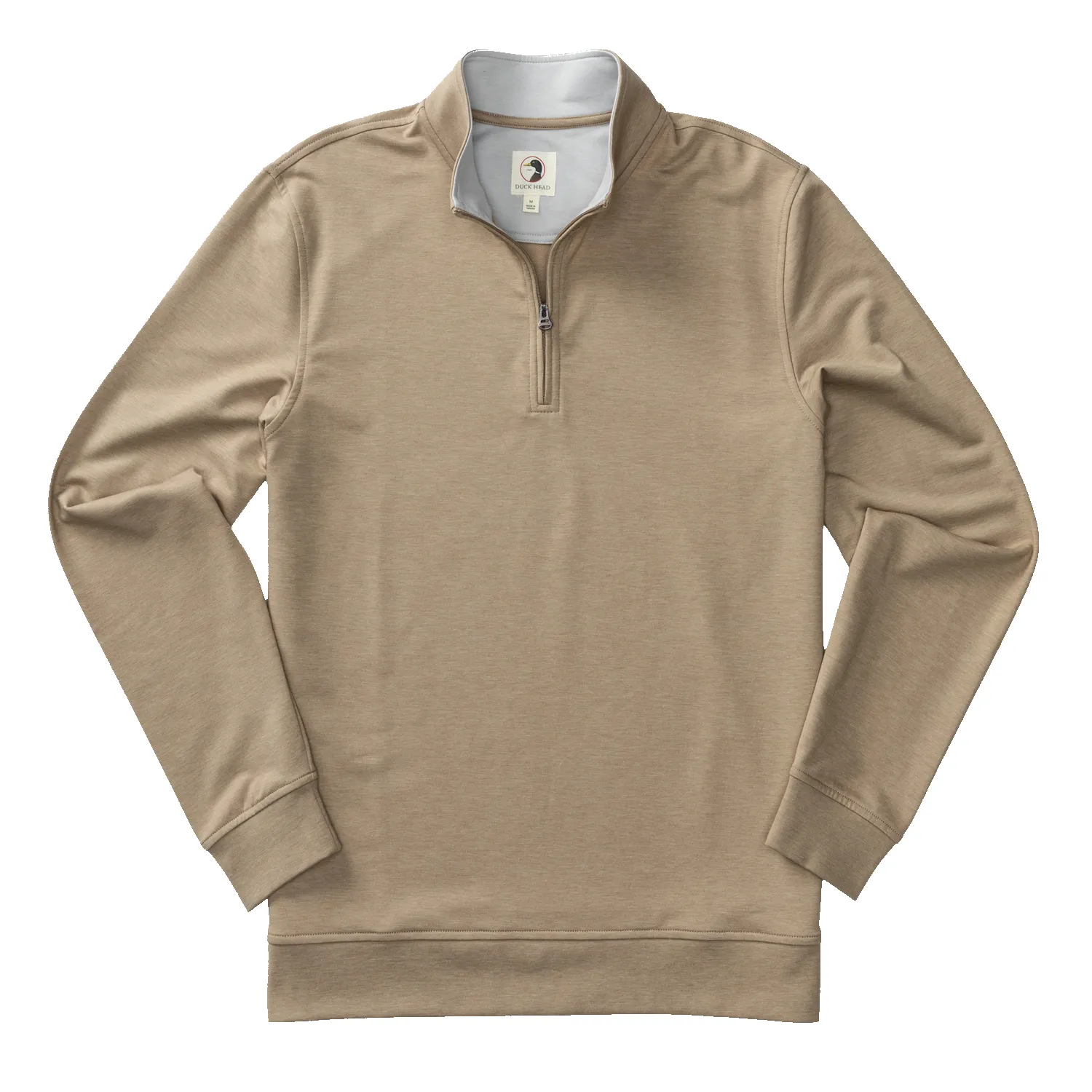 Dunmore Performance 1/4 Zip Pullover - Clay Heather sold by Duck Head product image thumbnail 2