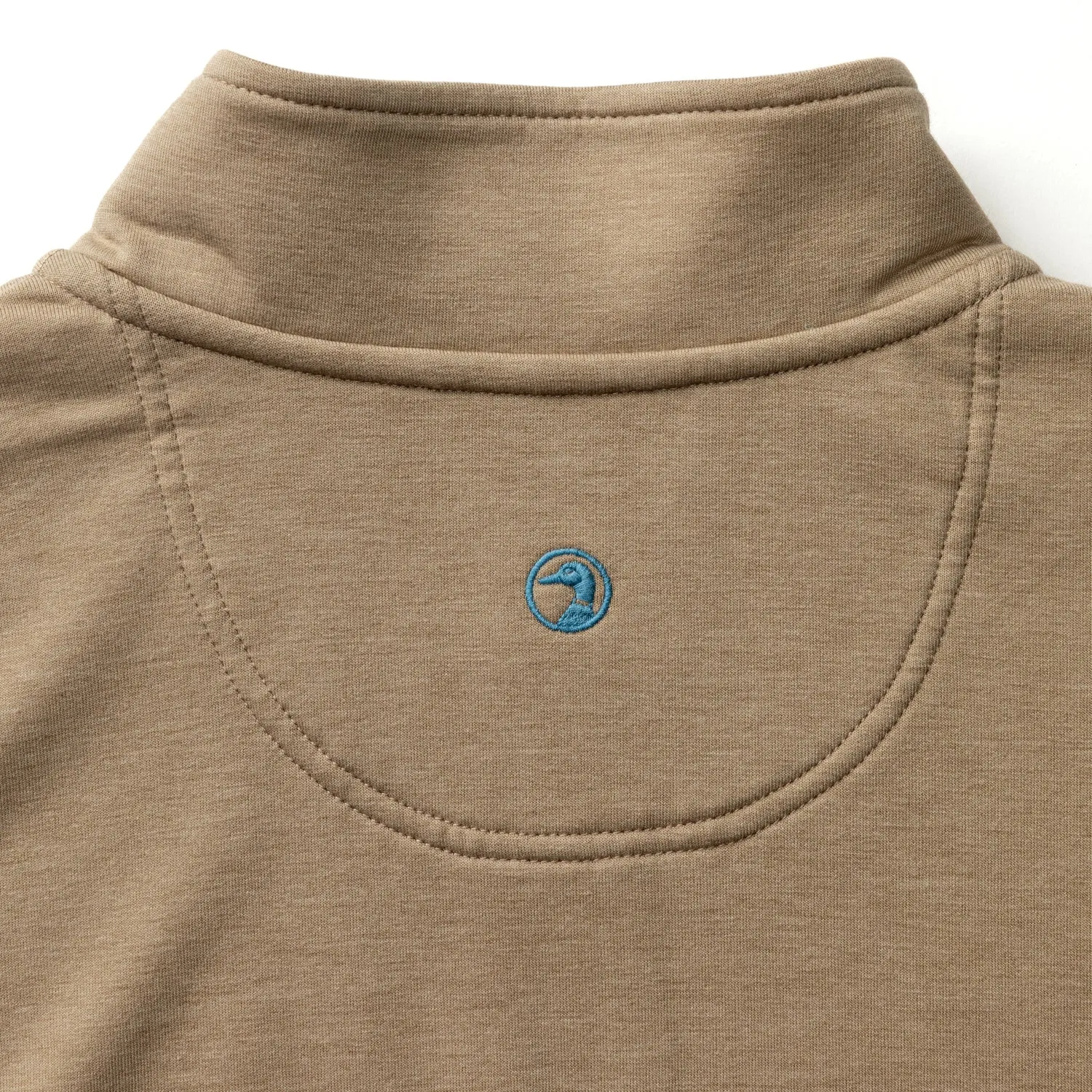Dunmore Performance 1/4 Zip Pullover - Clay Heather sold by Duck Head product image thumbnail 4