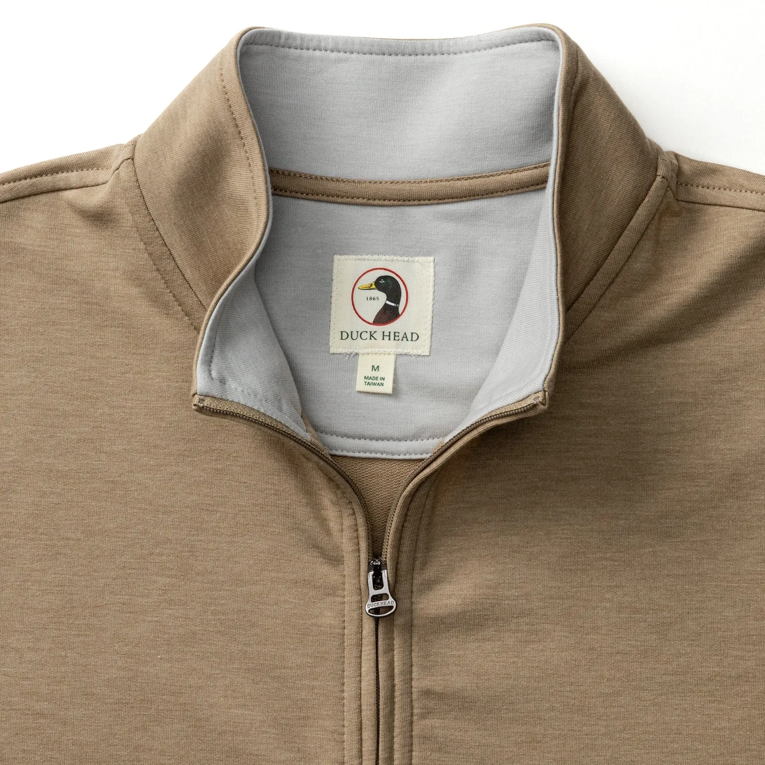 Dunmore Performance 1/4 Zip Pullover - Clay Heather sold by Duck Head product image thumbnail 3