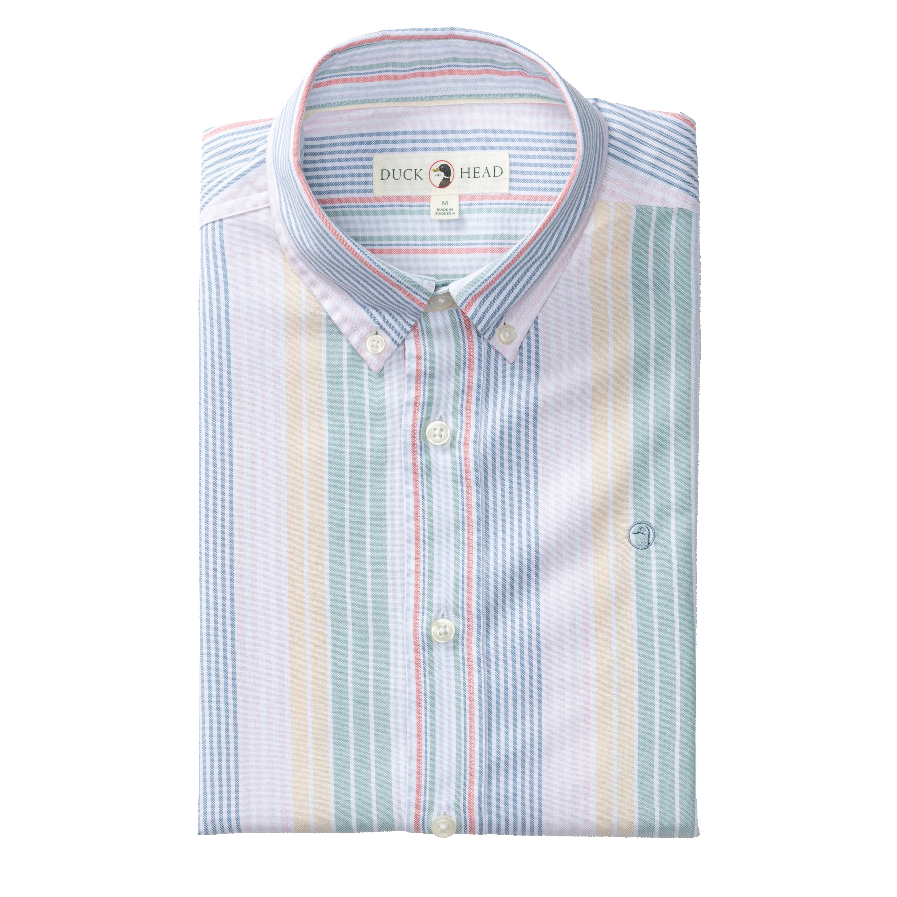 Cotton Oxford Sport Shirt - Prescott Stripe - Multi sold by Duck Head product image thumbnail 2