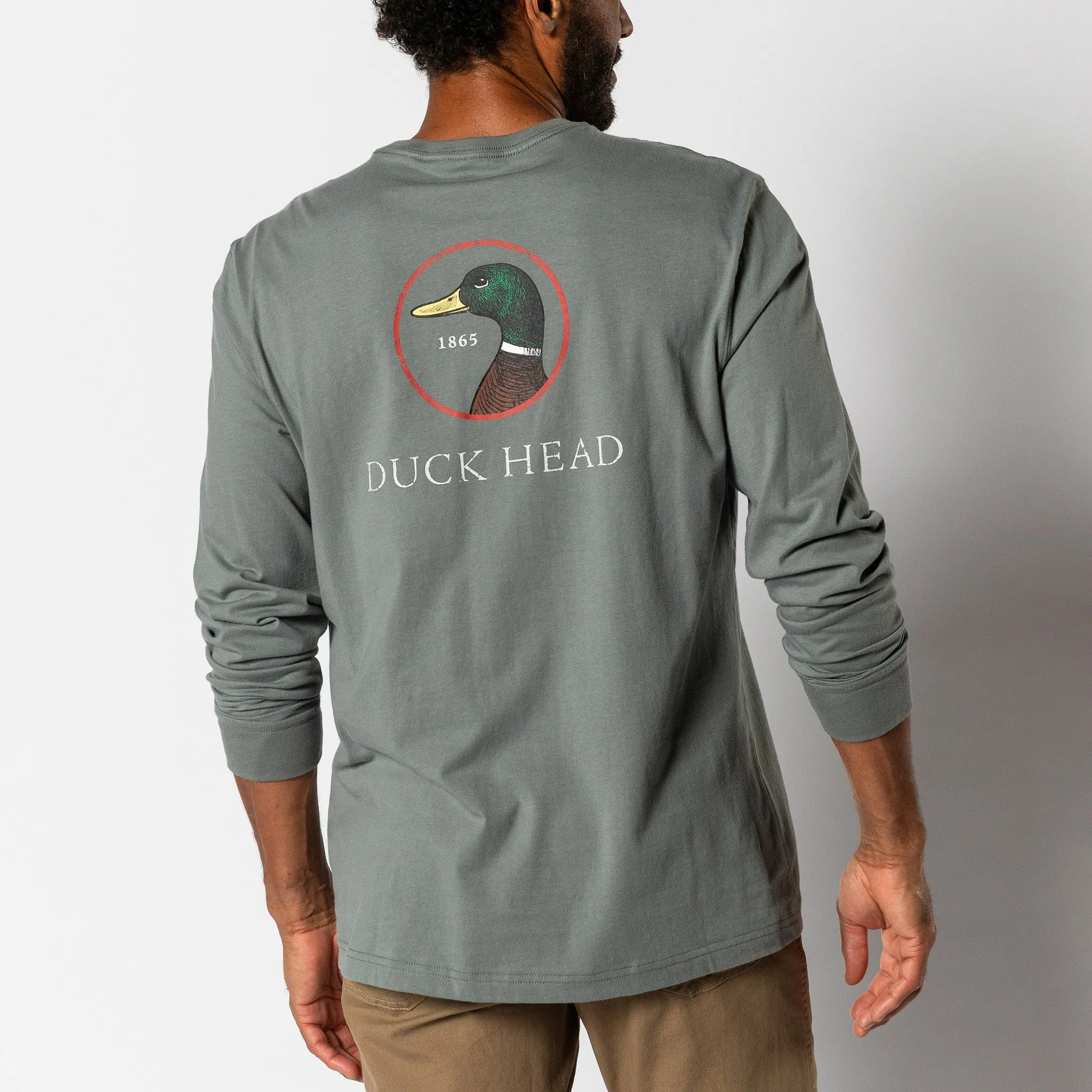 Logo Long Sleeve T-Shirt - SALE sold by Duck Head product image thumbnail 5