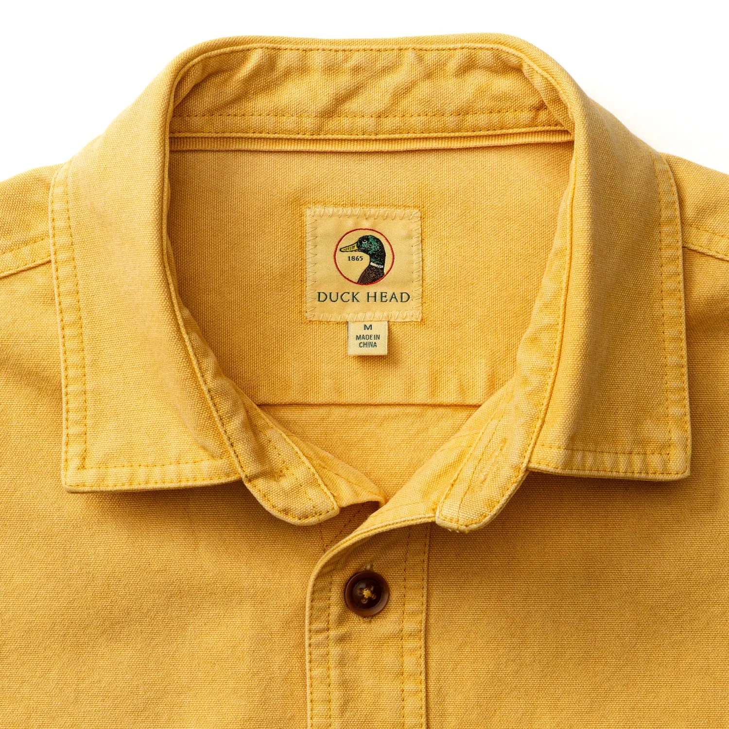 Garment Dyed Duck Canvas Jacket - Sunwashed Yellow sold by Duck Head product image thumbnail 3