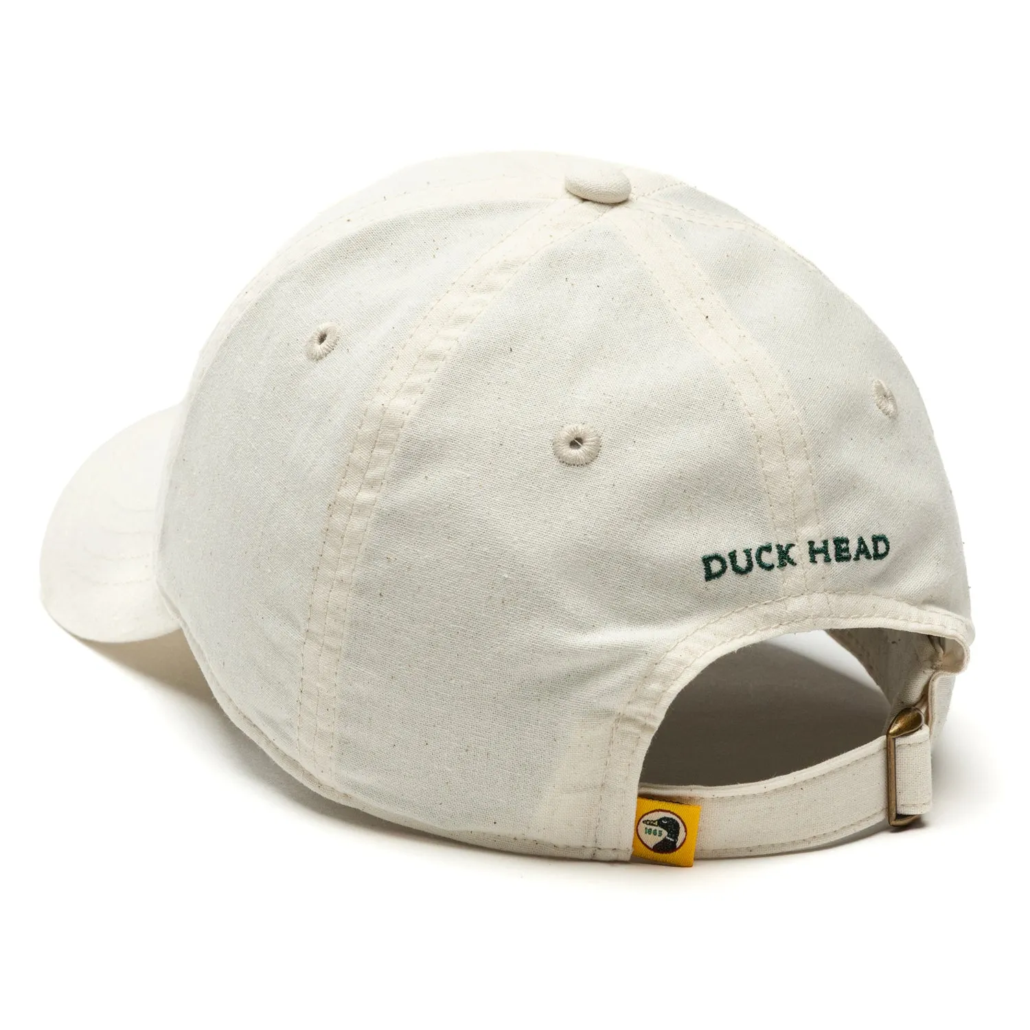 Circle Patch Cotton Linen Hat - Natural sold by Duck Head product image thumbnail 2