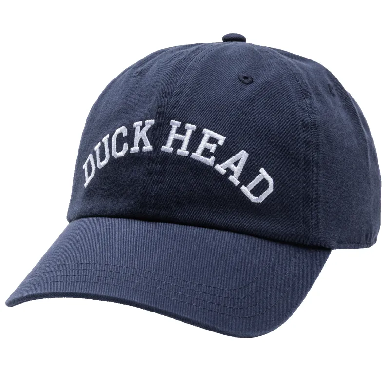 Gold School Twill Hat - Navy made by Duck Head