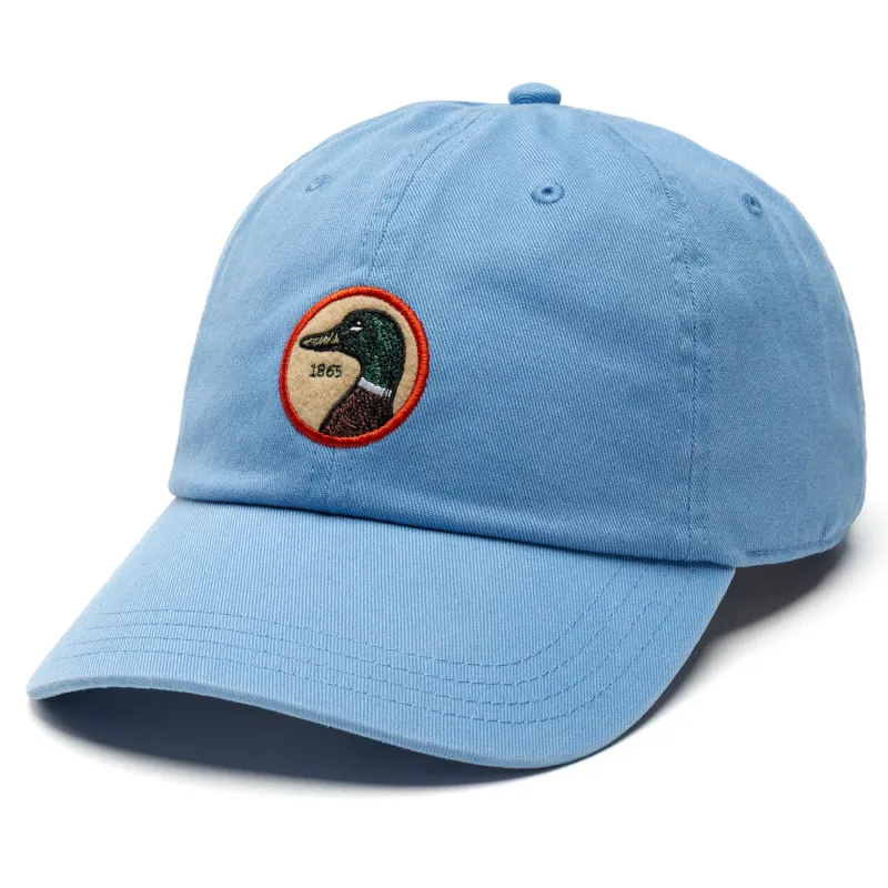 Circle Patch Twill Hat - Cornflower Blue made by Duck Head