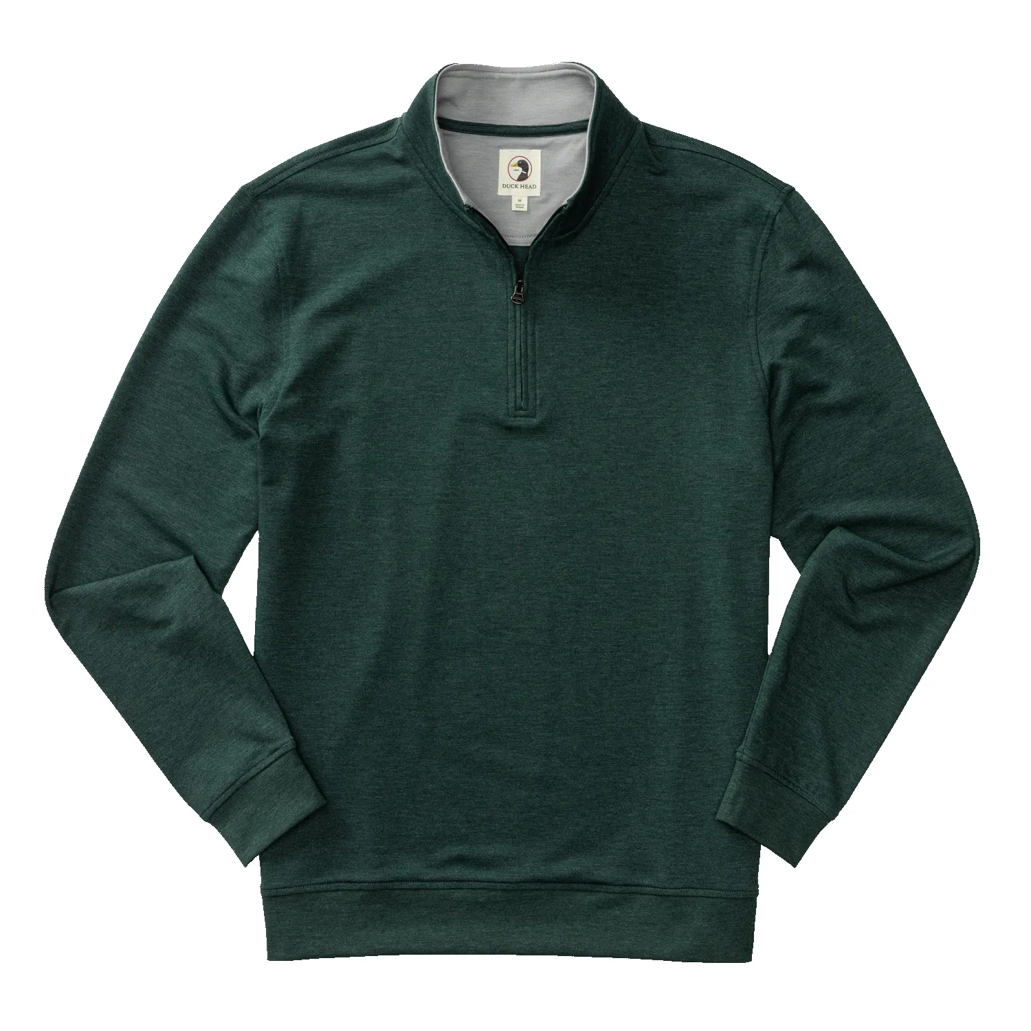 Long Drive Performance 1/4 Zip Pullover - Midnight Teal Heather sold by Duck Head product image thumbnail 3