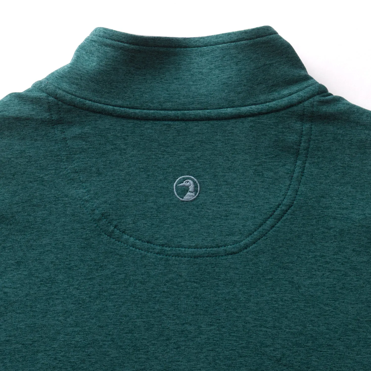 Long Drive Performance 1/4 Zip Pullover - Midnight Teal Heather sold by Duck Head product image thumbnail 5