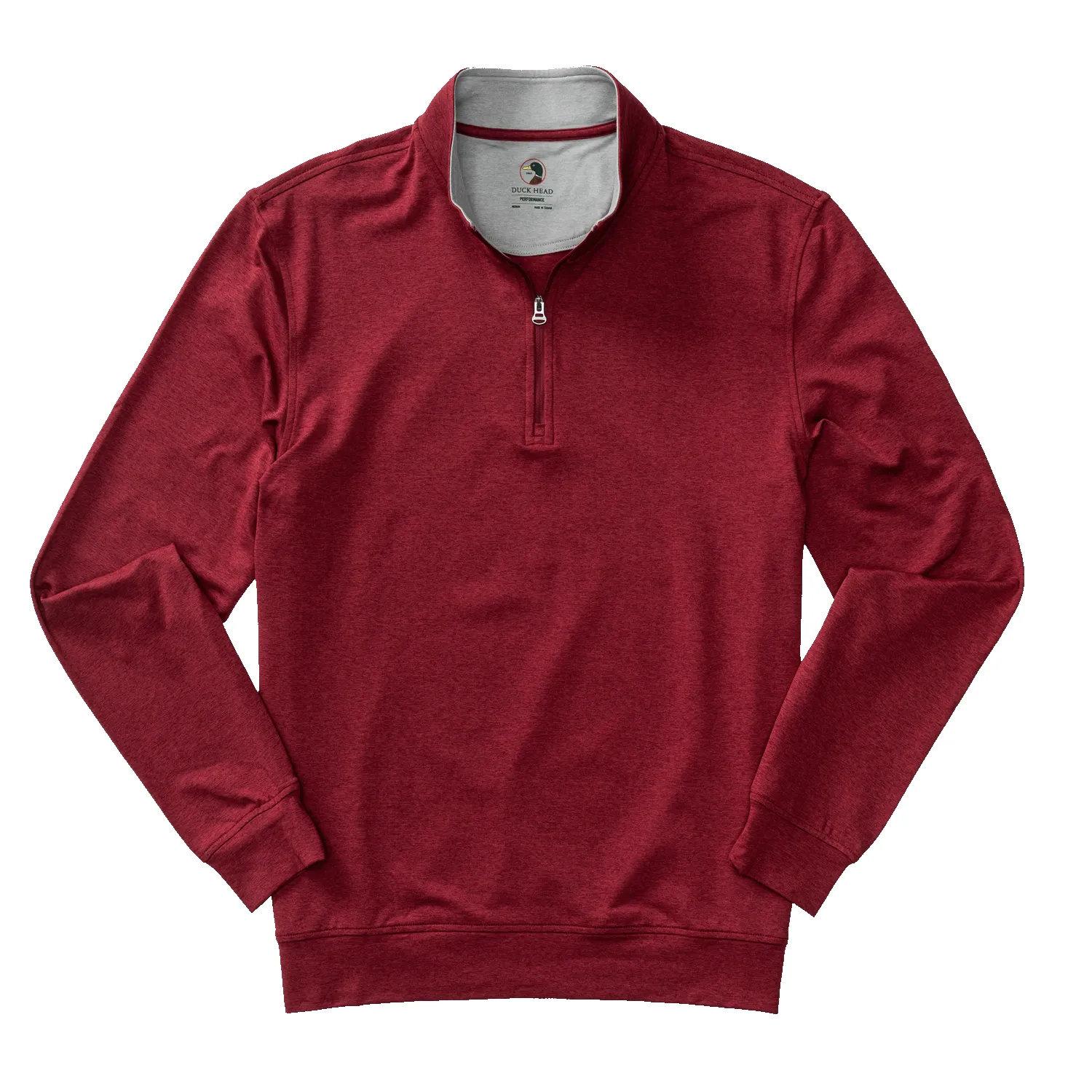 Long Drive Performance 1/4 Zip Pullover - Deep Red sold by Duck Head product image thumbnail 3