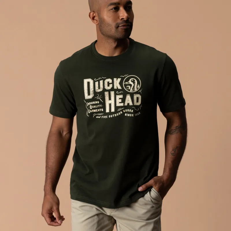 Fine Outdoor Goods T-Shirt - Dark Forest Green made by Duck Head