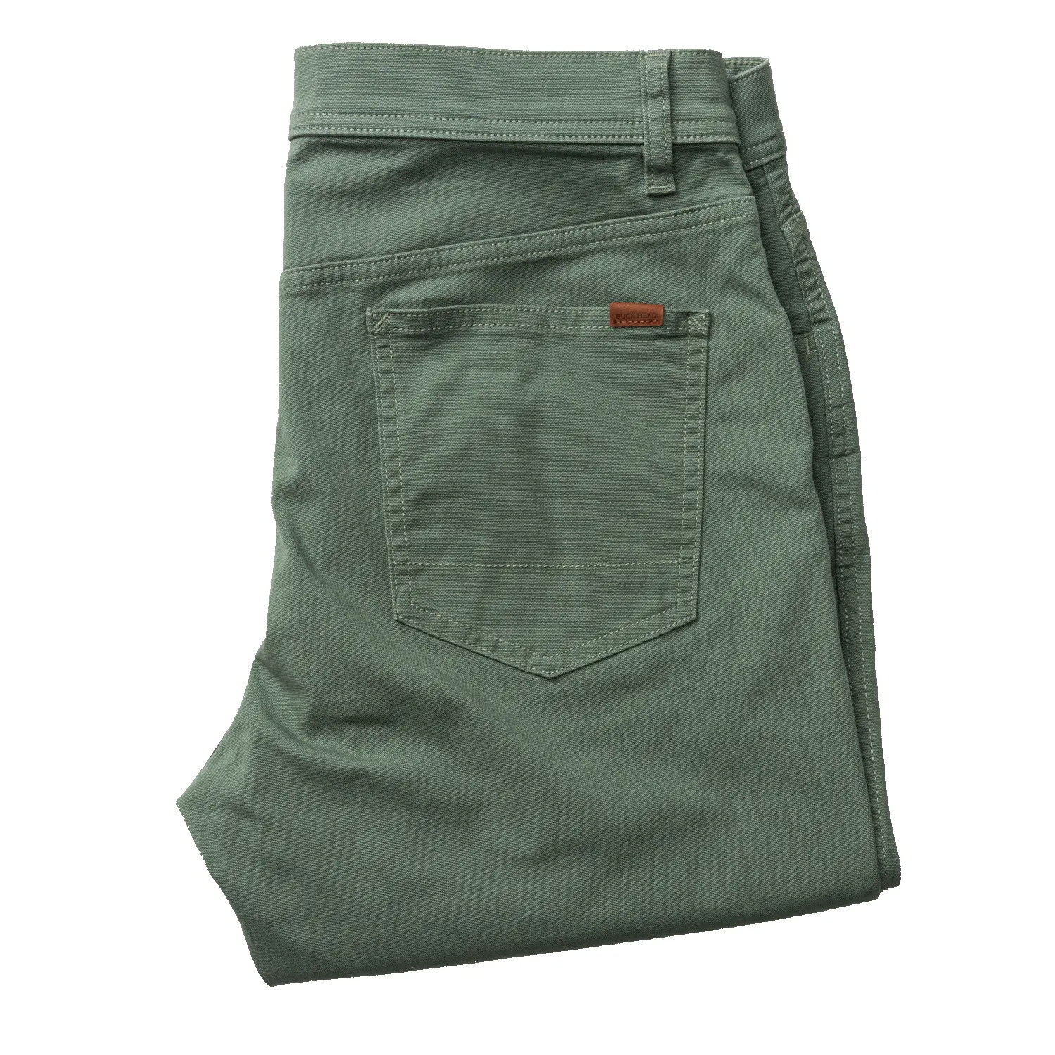 Classic Fit Pinpoint Canvas Five-Pocket - Duck Green sold by Duck Head product image thumbnail 3