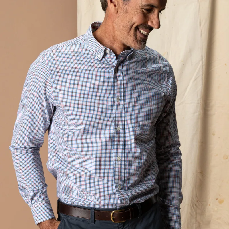 Cotton Twill Sport Shirt - Goodwin Plaid made by Duck Head
