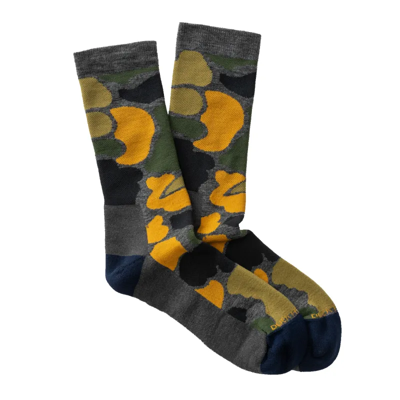 Camo Merino Wool Sporting Sock - Heather Grey made by Duck Head
