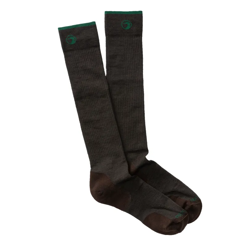 Merino Wool Logo Wader Sock made by Duck Head