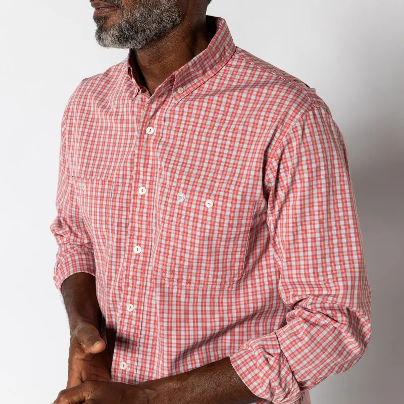 Performance Poplin Guide Shirt - Sherman Plaid made by Duck Head