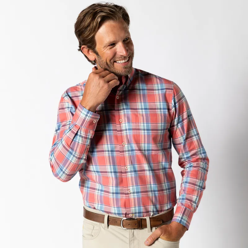 Cotton Twill Sport Shirt - Boone Plaid made by Duck Head