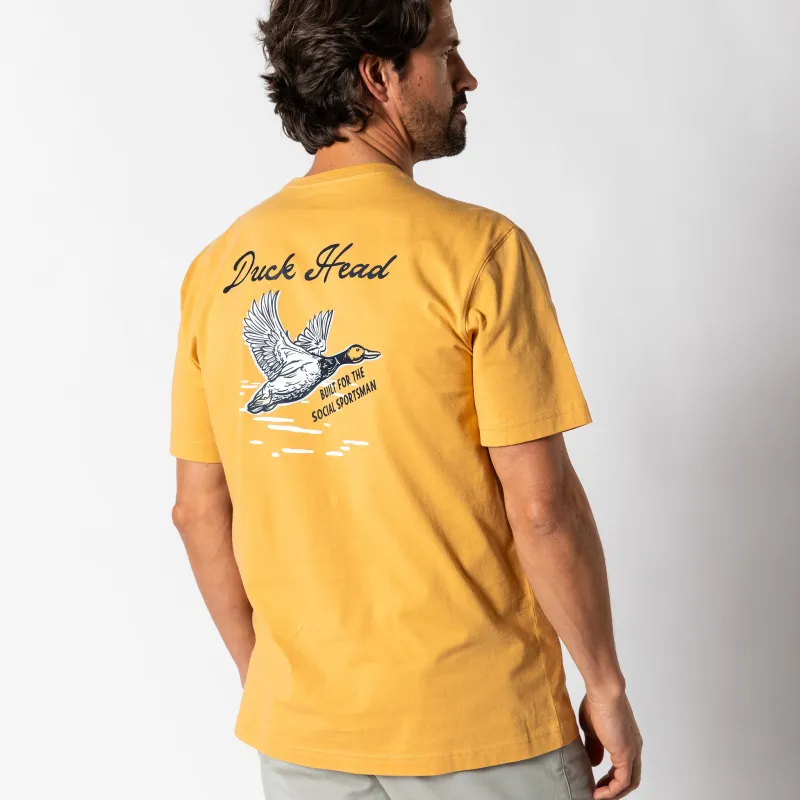 Social Sportsman Short Sleeve T-Shirt made by Duck Head
