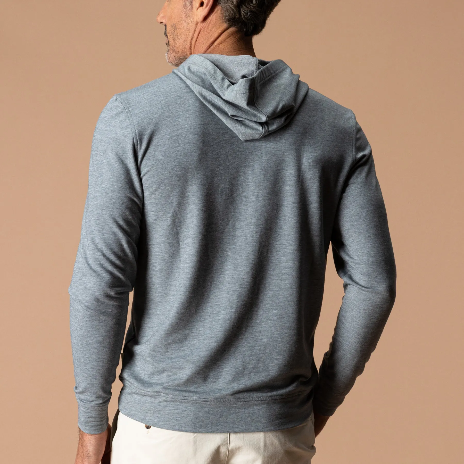 Dunmore Performance Hooded Pullover - Monument Gray Heather sold by Duck Head product image thumbnail 2