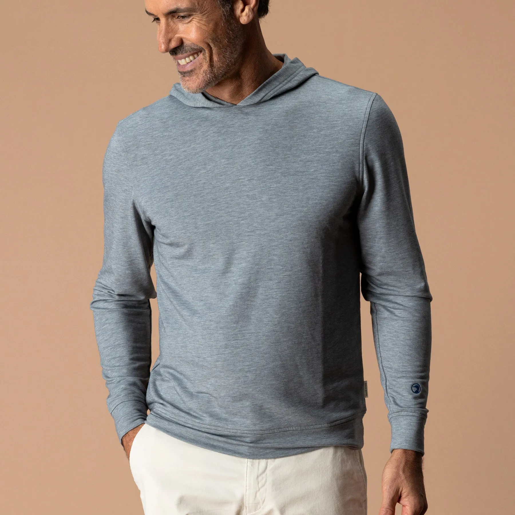 Dunmore Performance Hooded Pullover - Monument Gray Heather sold by Duck Head
