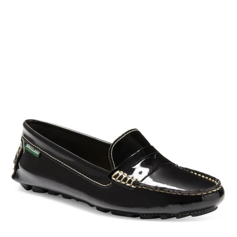 Women's Patricia Penny Loafer Driving Moc Black Patent sold by Eastland