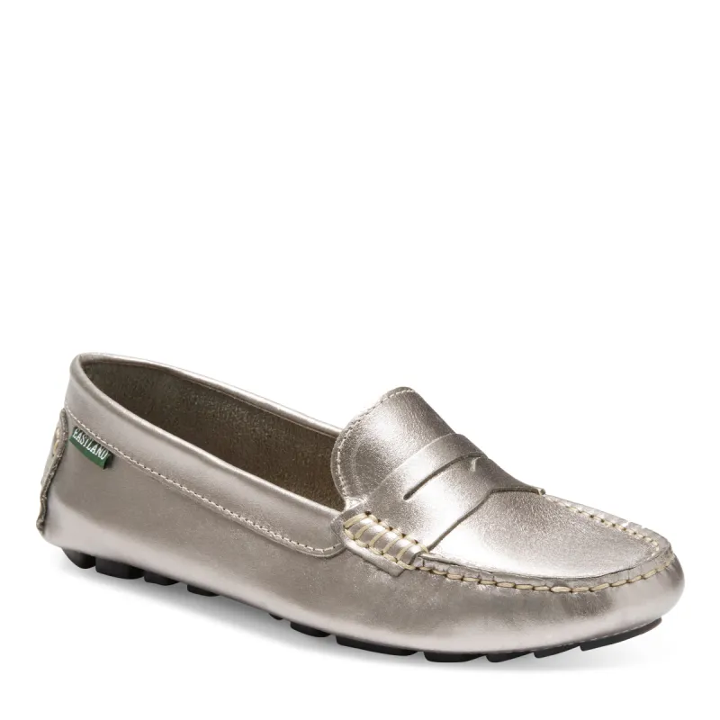 Women's Patricia Penny Loafer Driving Moc Silver Metallic sold by Eastland