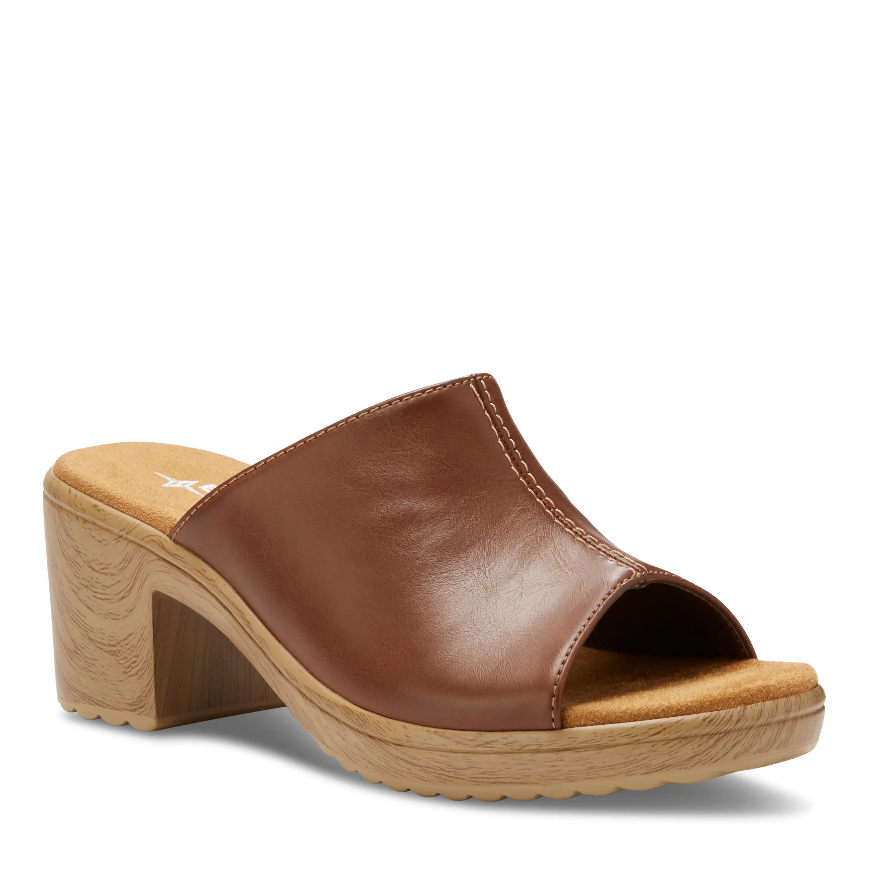 Women's Nastasia Heeled Slide Sandal sold by Eastland
