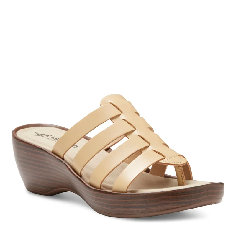 Women's Topaz Wedge Thong Sandal sold by Eastland