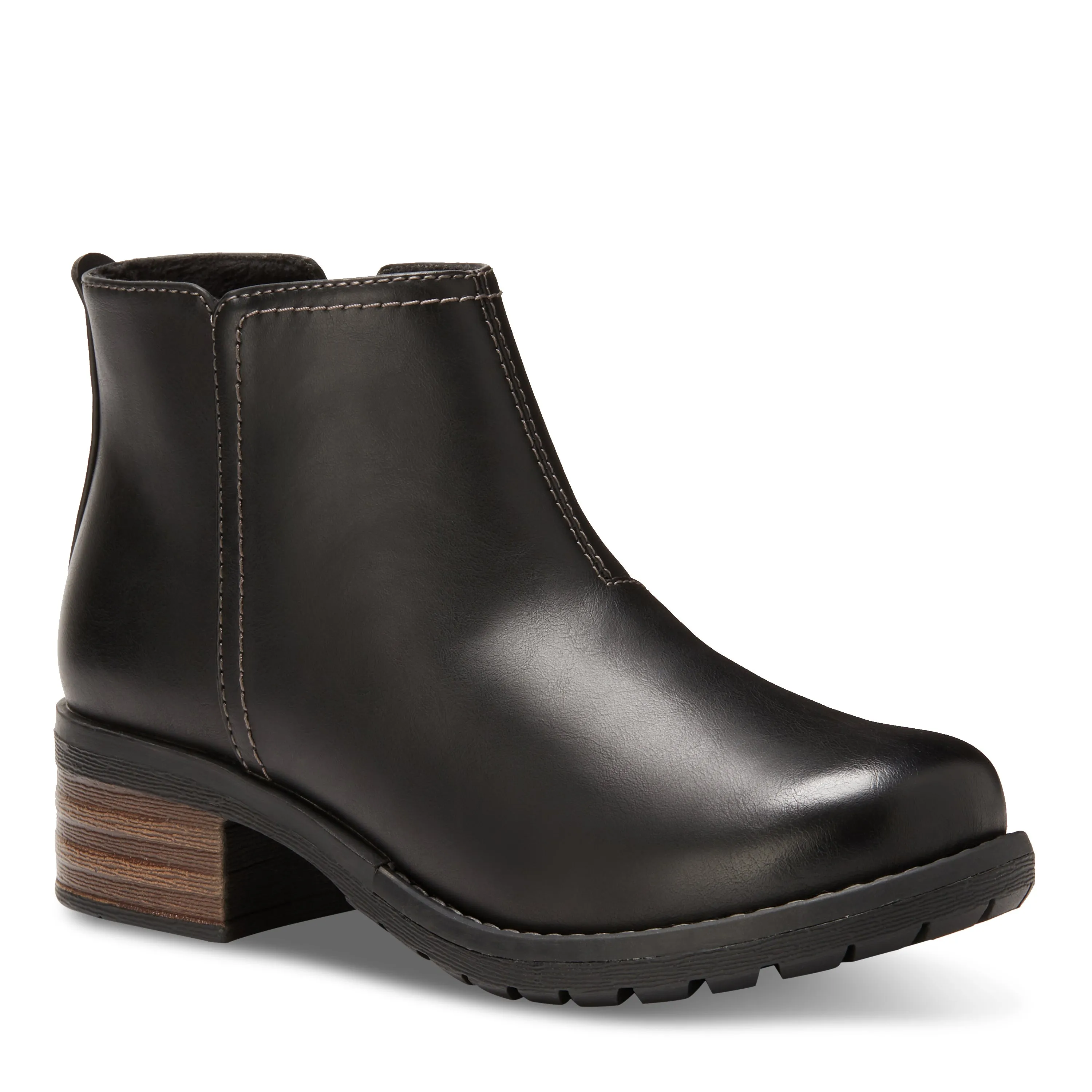 Women's Juniper Chelsea Zipper Boot Black sold by Eastland