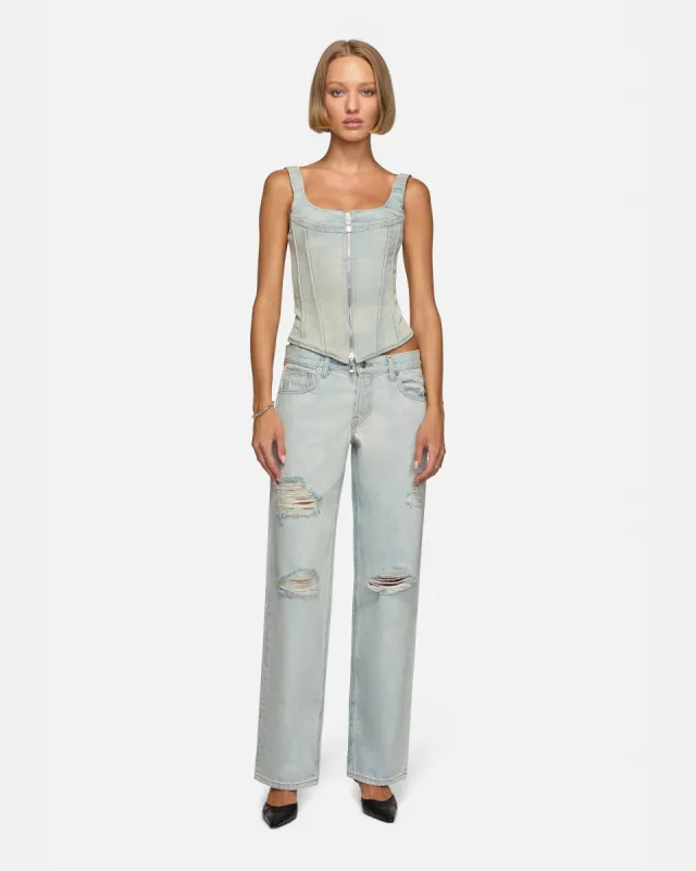 Rainy Corset Midnight sold by EB Denim