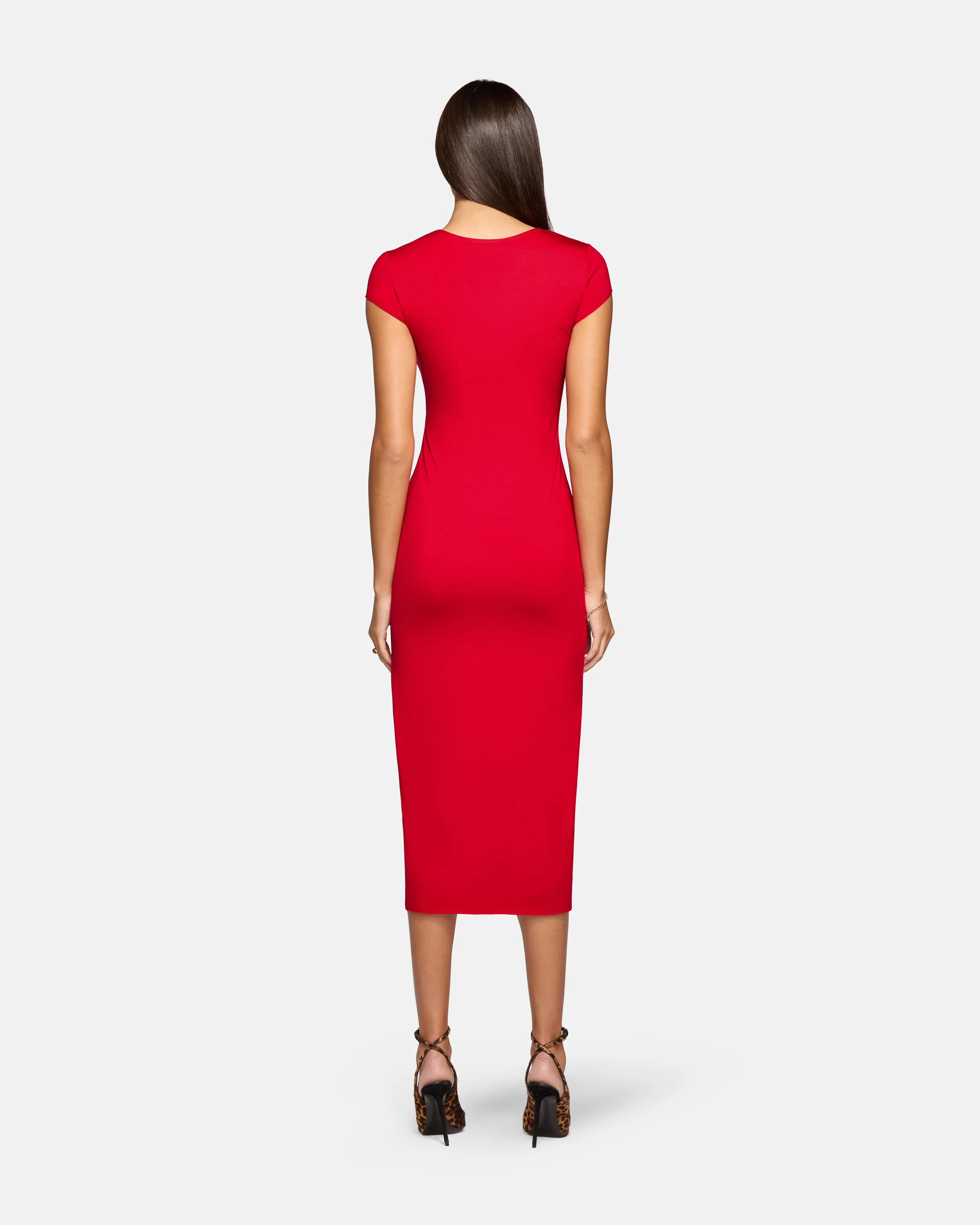 Tulip Dress Red sold by EB Denim product image thumbnail 3