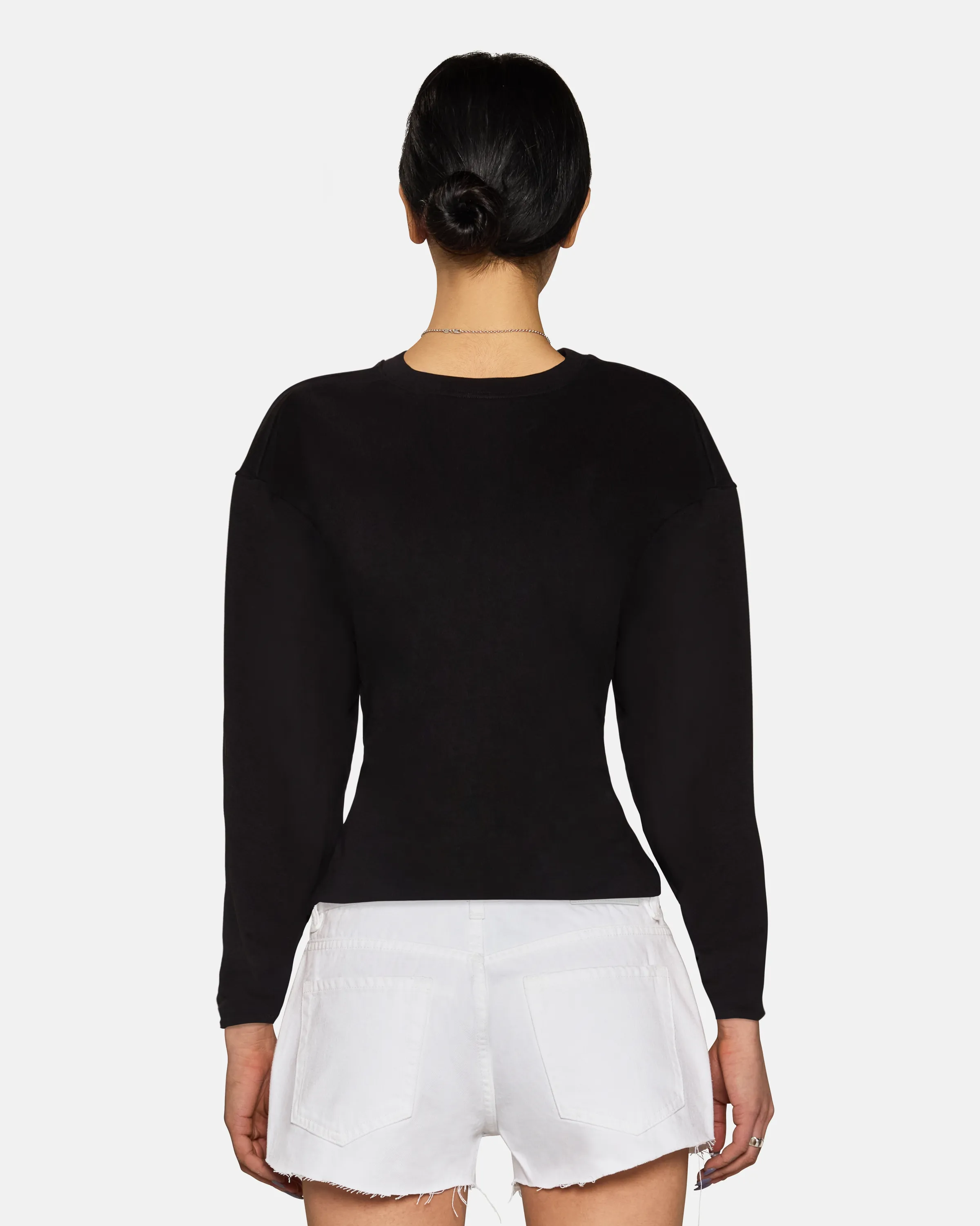 Long Sleeve Eero Tee Tar sold by EB Denim product image thumbnail 4