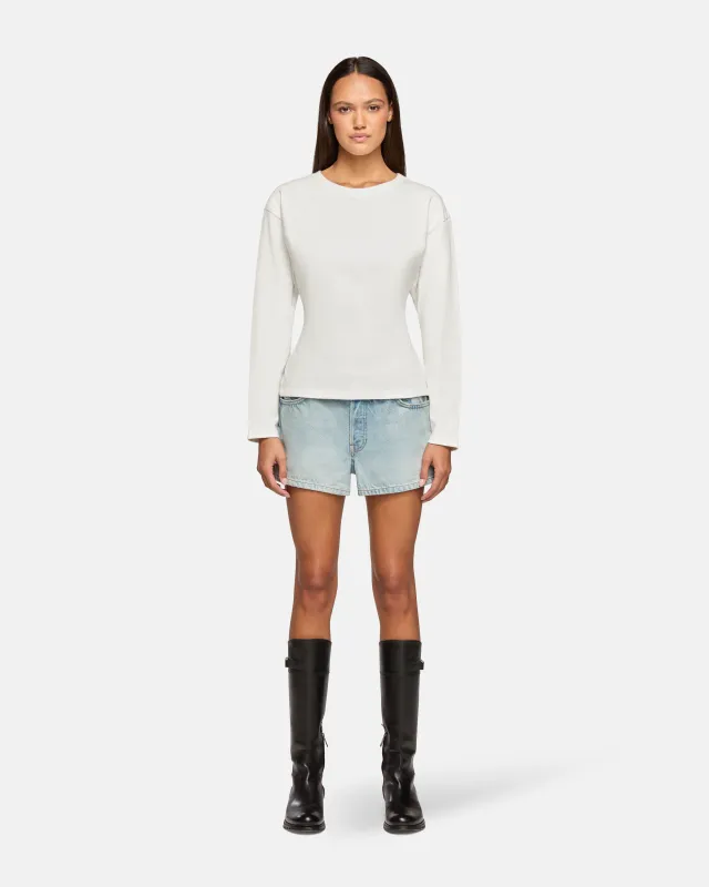 Long Sleeve Eero Tee Milk sold by EB Denim