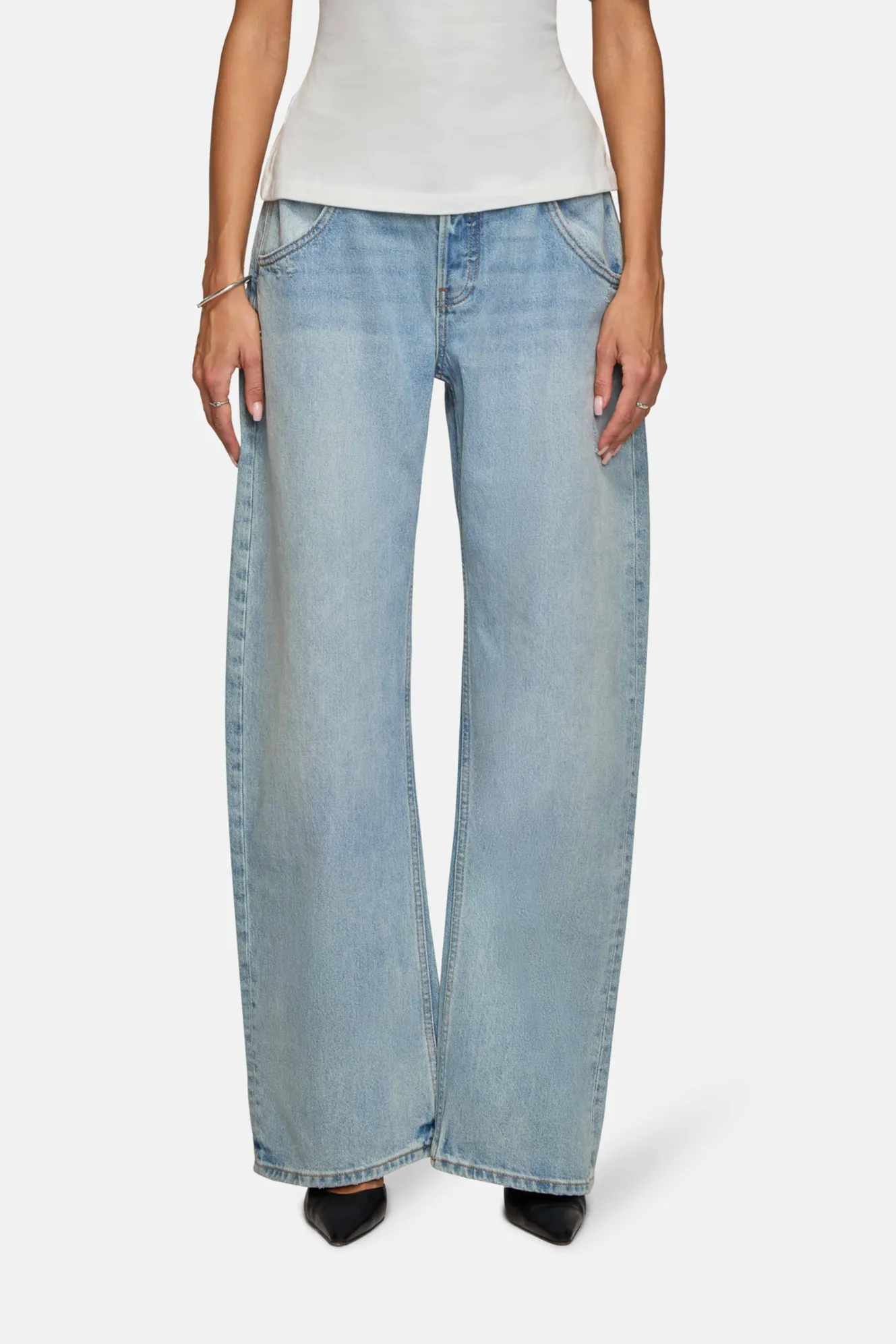 Enzo Mid Rise Barrel Laguna sold by EB Denim product image thumbnail 2