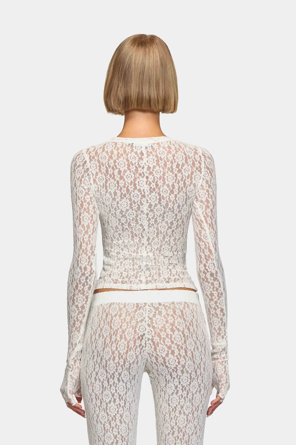 Lombardi Top Off White Lace sold by EB Denim product image thumbnail 4