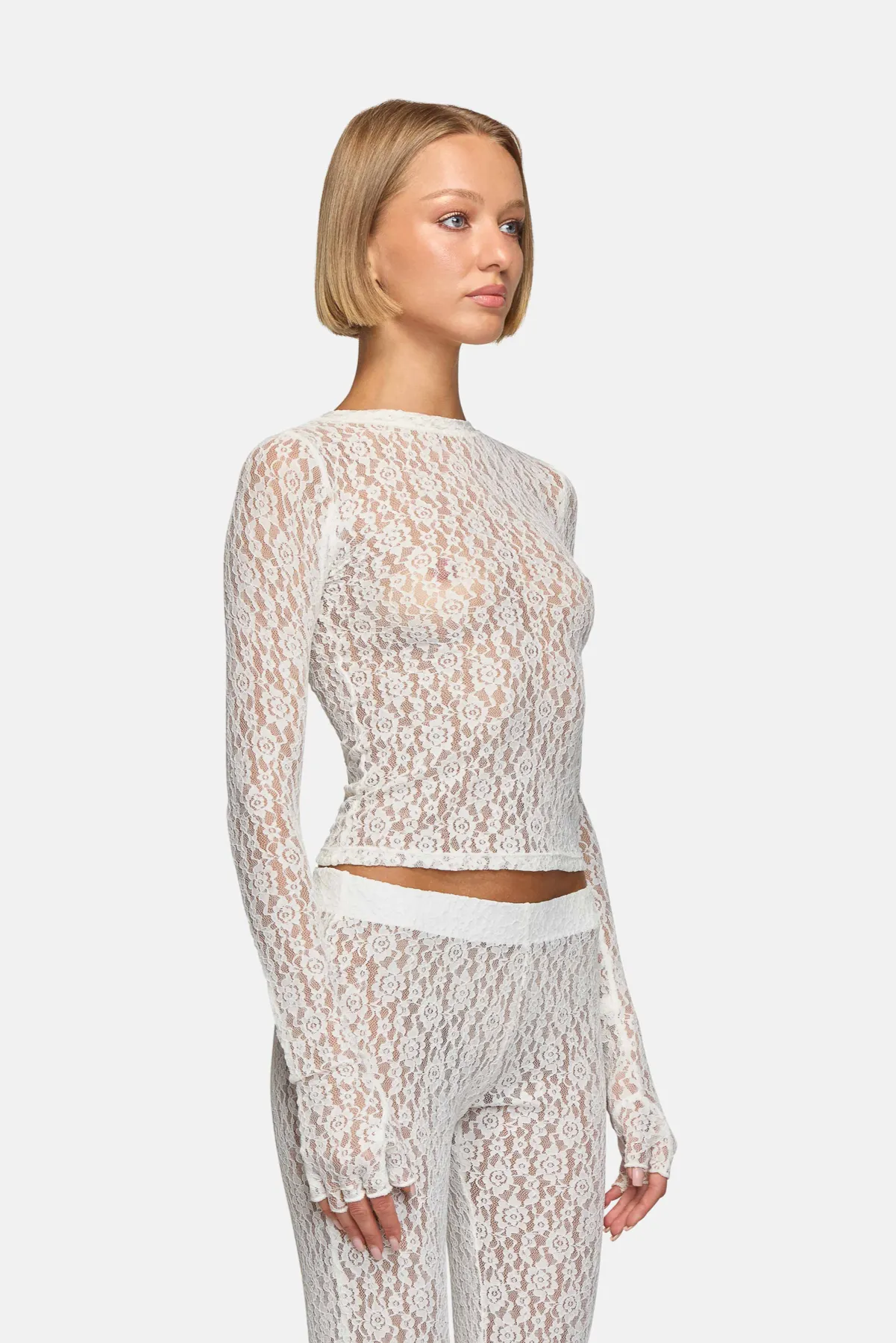 Lombardi Top Off White Lace sold by EB Denim product image thumbnail 3