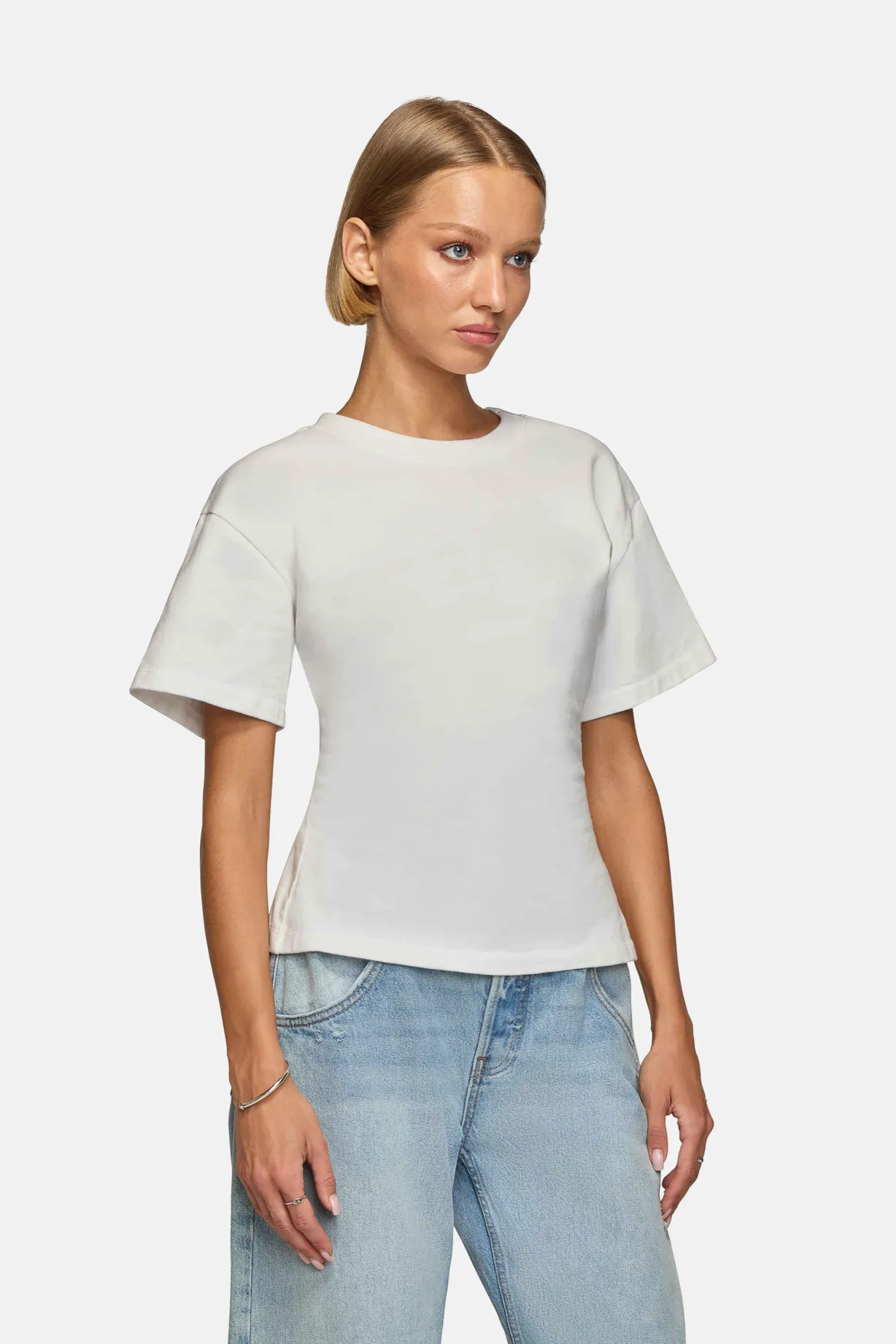 Eero Tee Milk sold by EB Denim product image thumbnail 3
