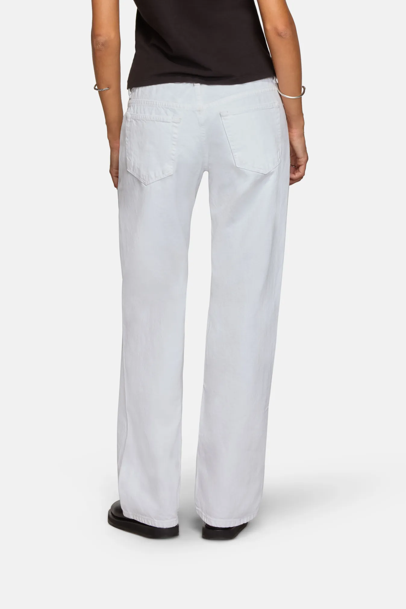 Low Rise Baggy White sold by EB Denim product image thumbnail 4
