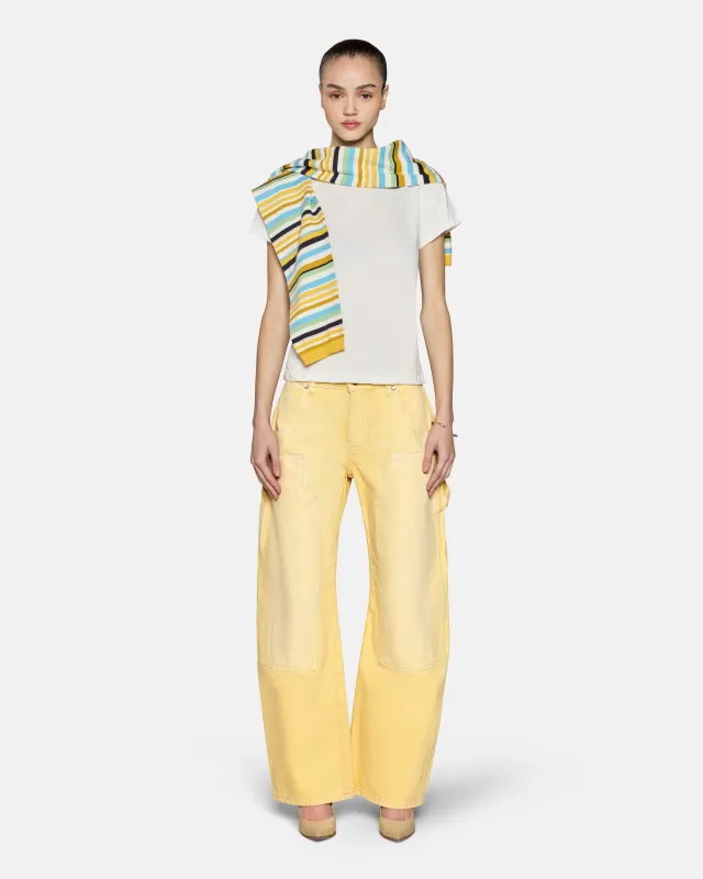 Enzo Double Knee Carpenter Butter sold by EB Denim