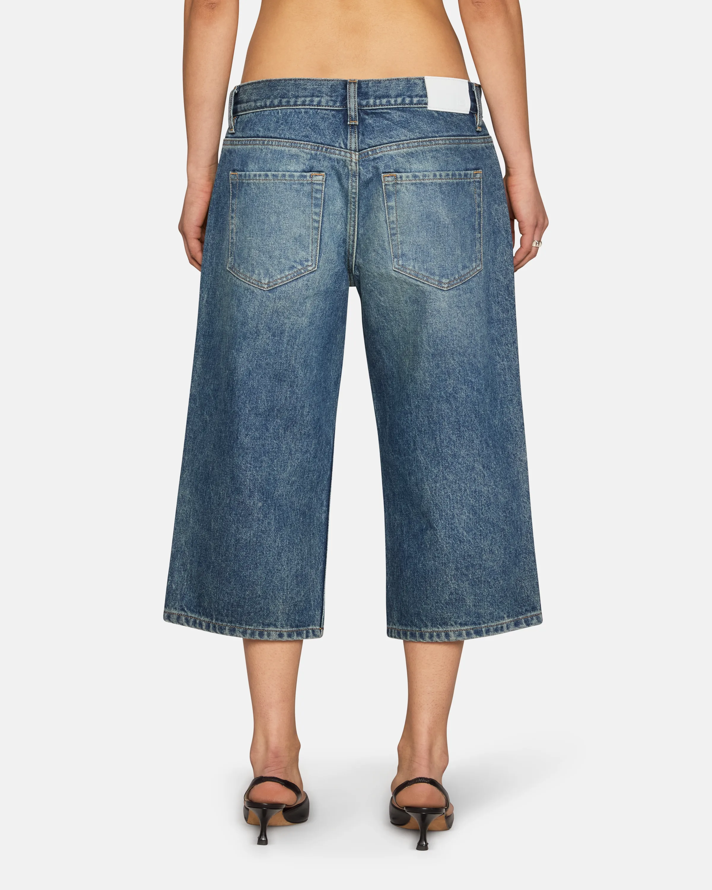 Adley Low Rise Loose Capri Sage Hill sold by EB Denim product image thumbnail 4