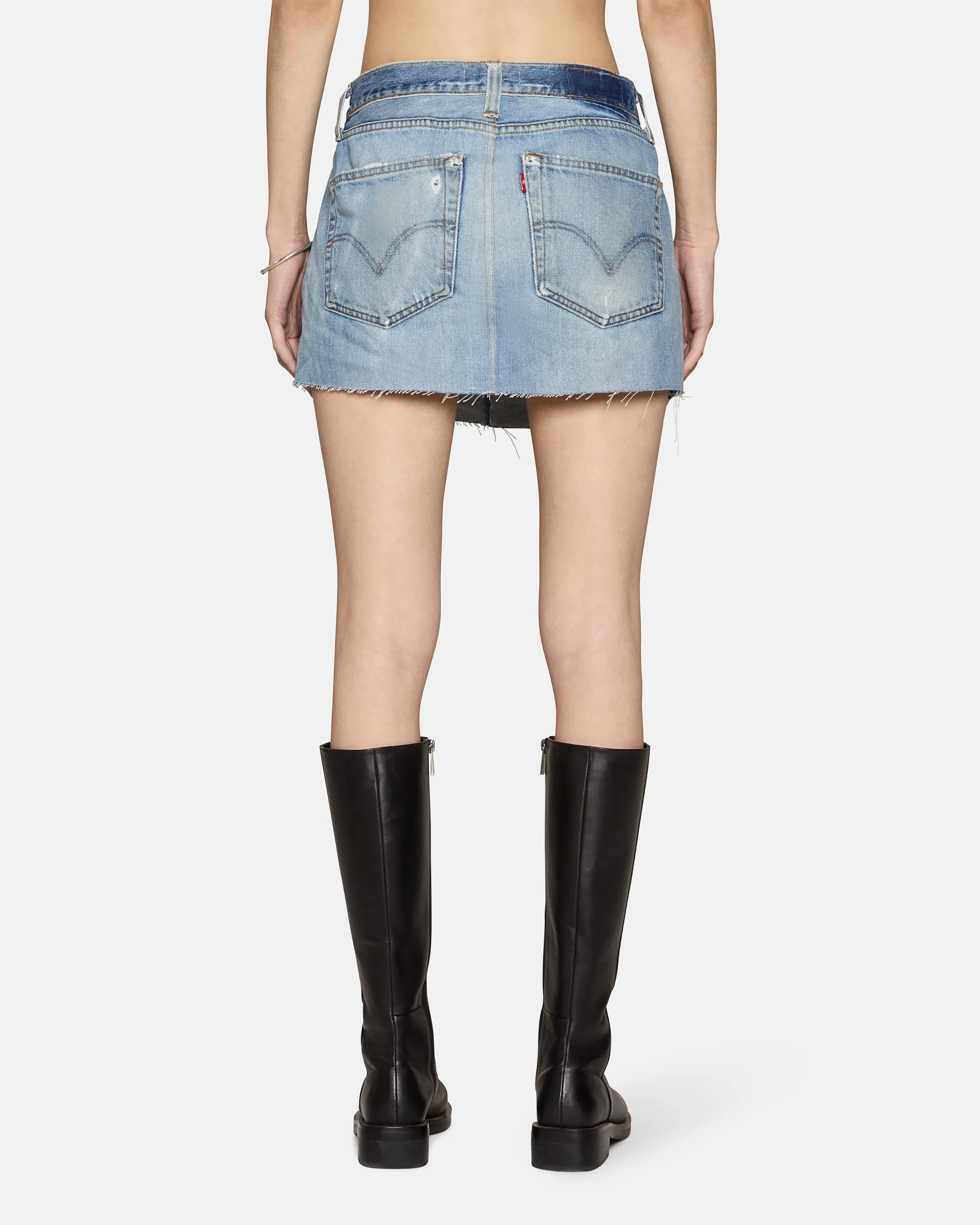 Vintage Mini Skirt Vintage Blue sold by EB Denim product image thumbnail 4