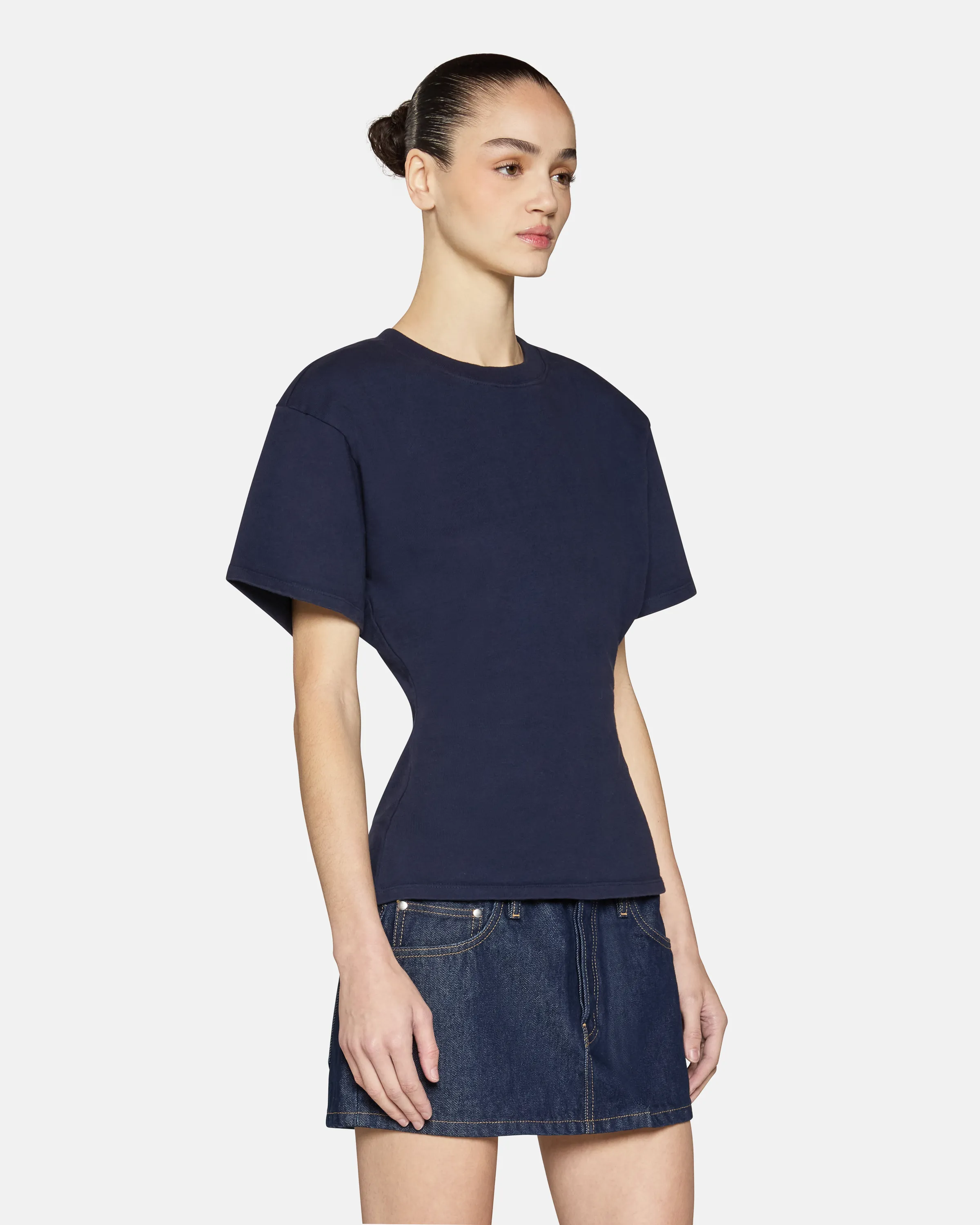 Eero Tee Navy sold by EB Denim product image thumbnail 3